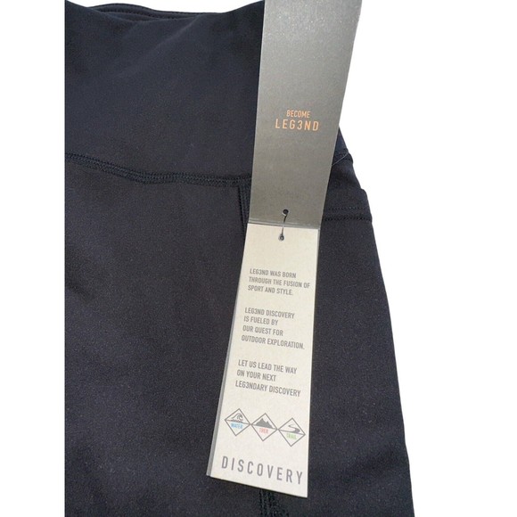 Womens Fleece Lined Leggings Small High Waisted Shaping Leggings Reinforced - Picture 7 of 16